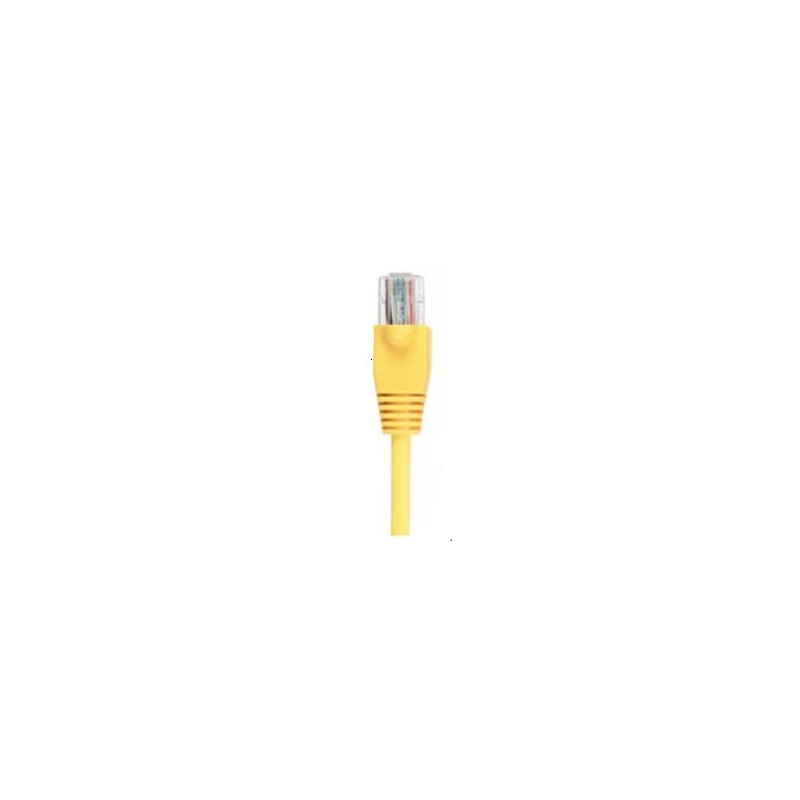 Yellow 0.5 M UTP cat. 6 network cable, patch cable with RJ45 connectors