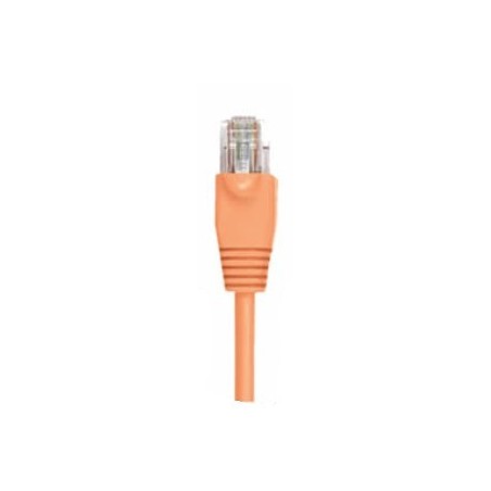 Cat. 6 netværkskabel, RJ45, UTP - uskærmet og med lige ledere, AWG24, orange, 0,5m