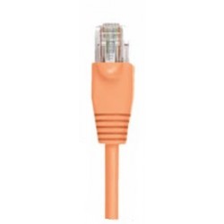 Cat. 6 netværkskabel, RJ45, UTP - uskærmet og med lige ledere, AWG24, orange, 1,0m