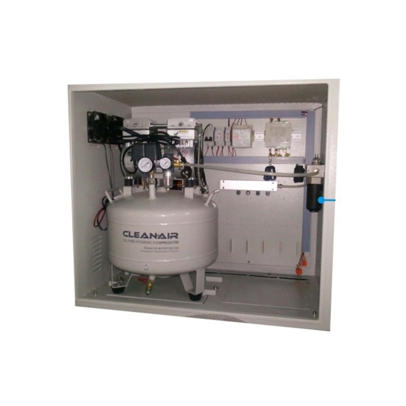 Control for 5 x pneumatic bollard [Incl. compressor] - DANBIT