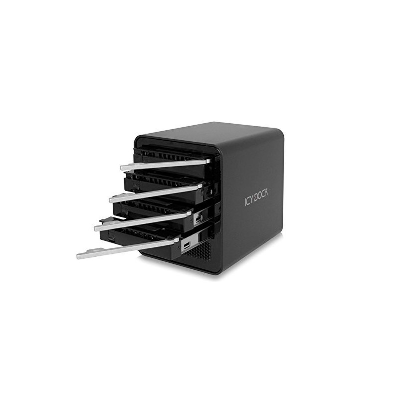 Eksternt harddisk/SSD kabinet til 4 x 2½ el. 3½\" diske (Case)