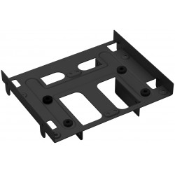 HDD monteringssæt 2,5/3,5 til 5,25 drev, sortforHDD adaptere og til...
