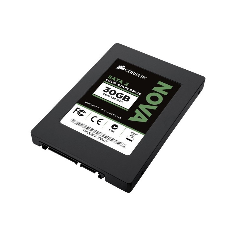 Restlager: 2½" Solid State Disk,  SATA, 30GB