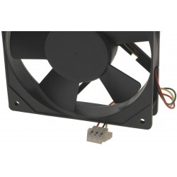 Comoputer kabinet 12VDC blæser 120 x 120 x 25mm, med termo-sensor støjsvag støjreducerende