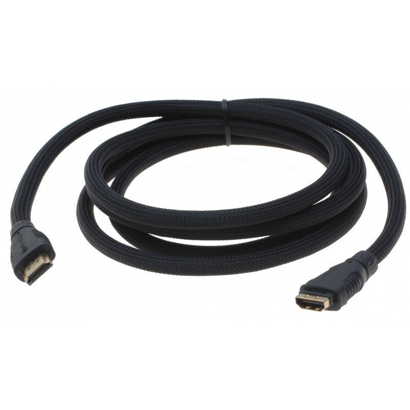 Quality HDMI Extender Extension Cable. HDMI male - HDMI female, 5m