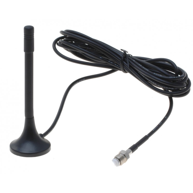 3 dBi GSM antenne 3G og 2G, FME. Med magnetfod