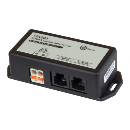 Current loop transmitter, 0-20mA/4-20mA, 10 bit opløsning med 1-wire