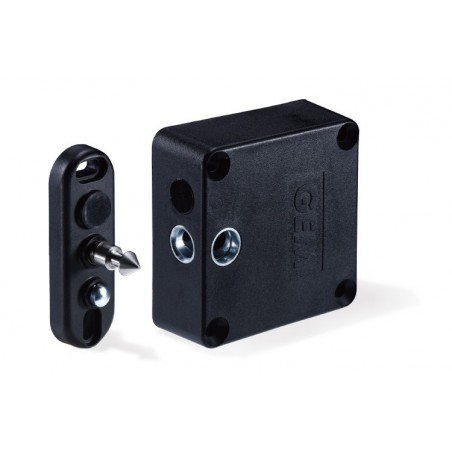 Elektronisk lås til skabe og låger 12/24 DC/AC- Holdekraft på 100kg - DANBIT A/S