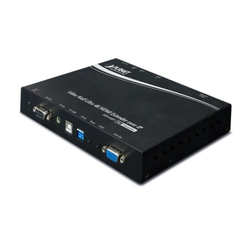 HDMI 4K extender over LAN med PoE, direkte punkt til punkt med PDS kabel. Sendermodul, med USB