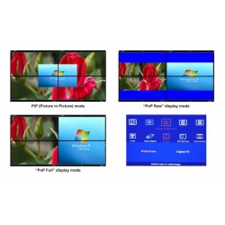 4K Video Wall controller 4 x HDMI udgange, HDMI, DP, DVI-I indgang,...