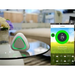 Indendørs klimaalarm til temperatur, fugtmåling, partikelmåling og gasser.