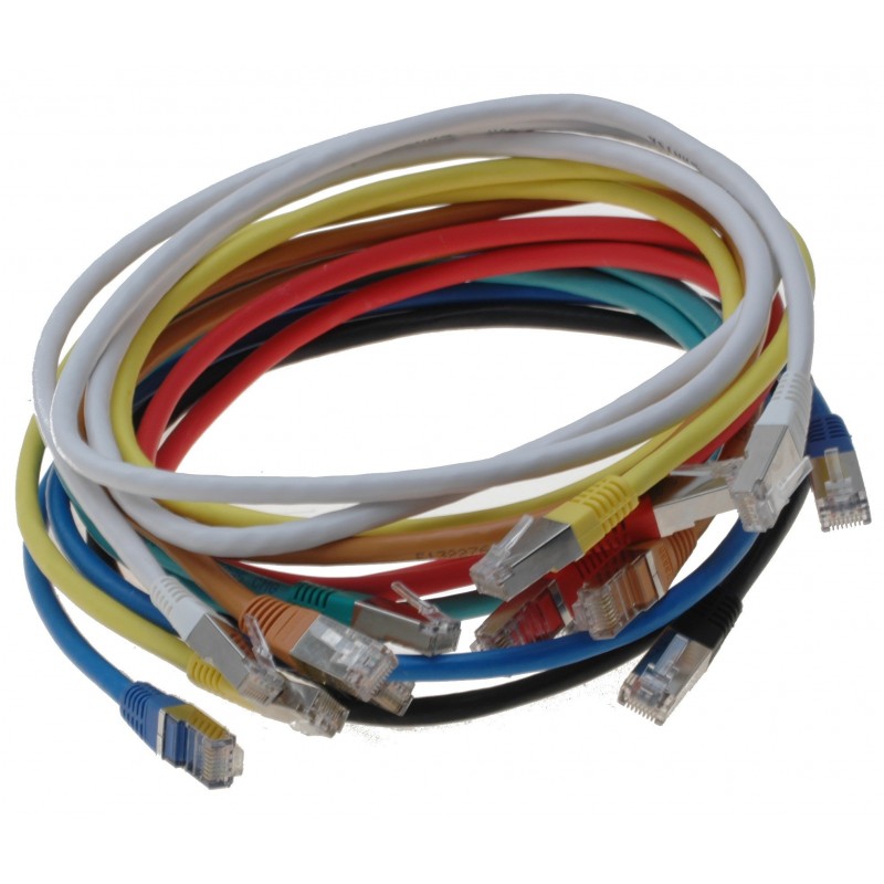 Cat.6A afskærmet netværkskabel, UL-godkendt, 7 meter