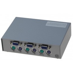 Manuel VGA omskifter til PS2 mini din 6