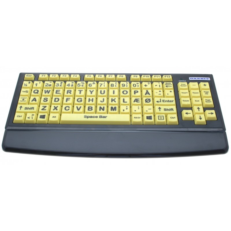 Tastatur med store taster - for DANBIT A/S