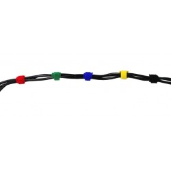 Cable Gatherer Velcrobånd Velcrostrips (kabelbinder) 12 x 150 mm, sort