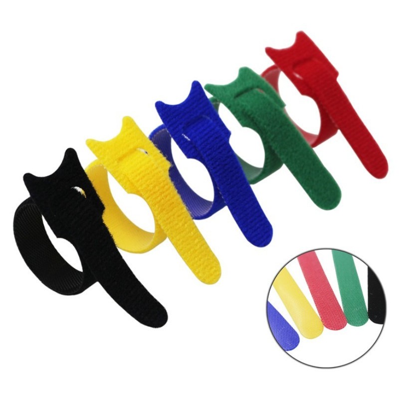 Velcro strips (Kabelbinder) 13 x 155 mm, blå