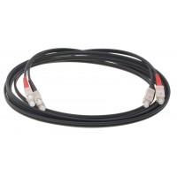Fiberoptisk kabel med fleksibel armering af rustfrit stål - multimode SC, 1,0 meter