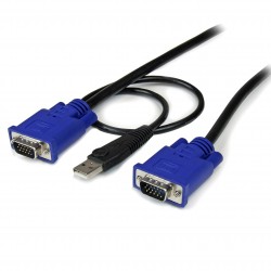 KVM cable 2-in-1 with 1 x...