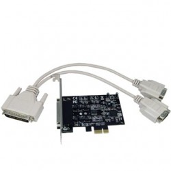 2 x RS485 / RS422 Ports PCIE card, w/DB9 male cable, Low and high profile backplate