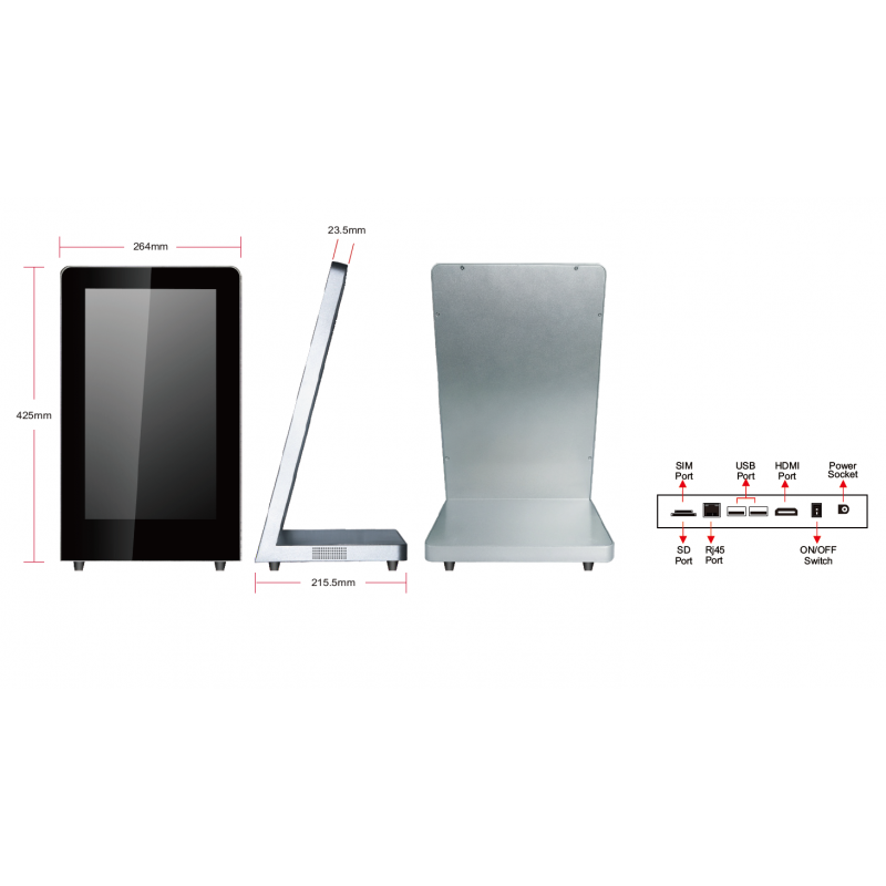 15,6" android touch display