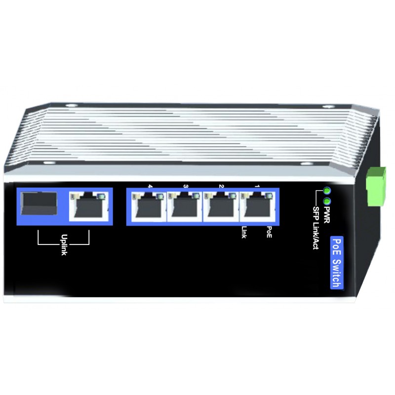4 Ports PoE Switch - Stort udvalg
