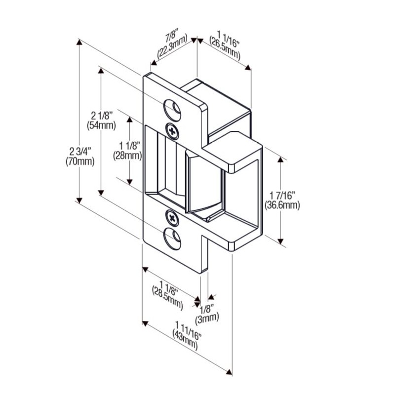 Elektronisk dørlås, El-slutblik