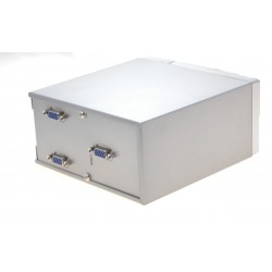 Manuel VGA / DB15HDM omskifter 2 til 1, med lille skade på fronten