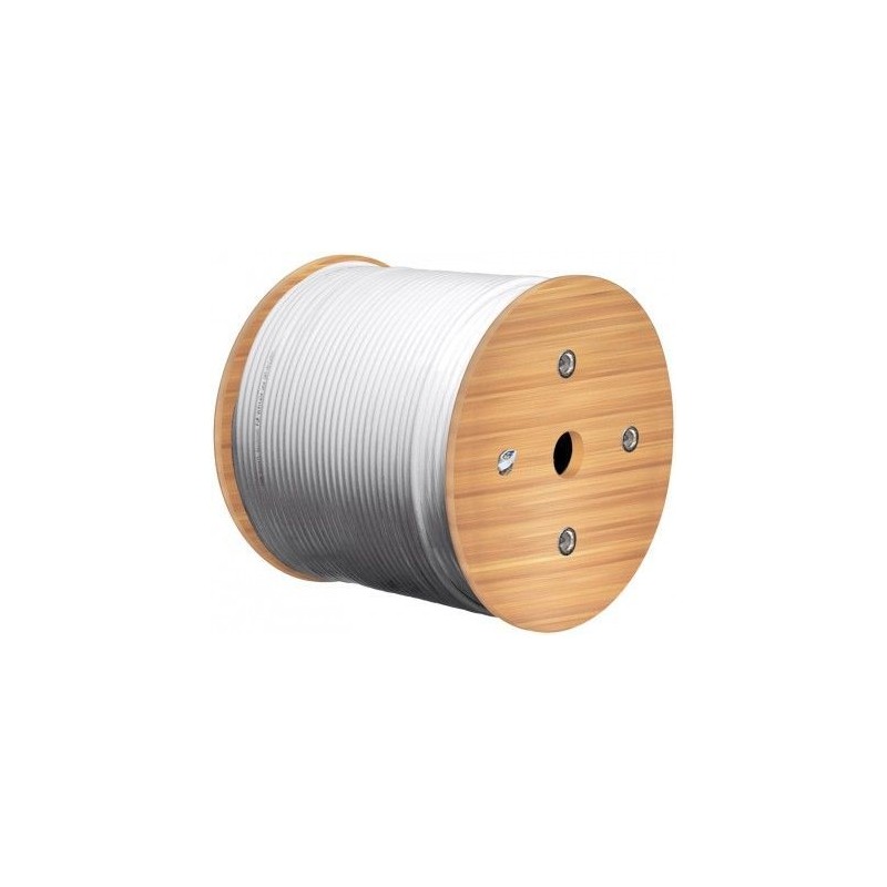 Cat 7A 500m Duplex-RJ45 S/FTP netværkskabel, blå CU, AWG 22/1 LSZH