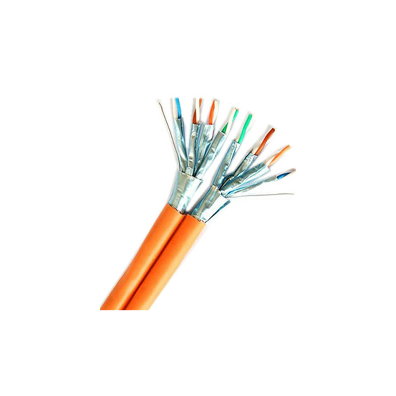 Cat 7A 500m Duplex-RJ45 S/FTP netværkskabel, blå CU, AWG 22/1 LSZH
