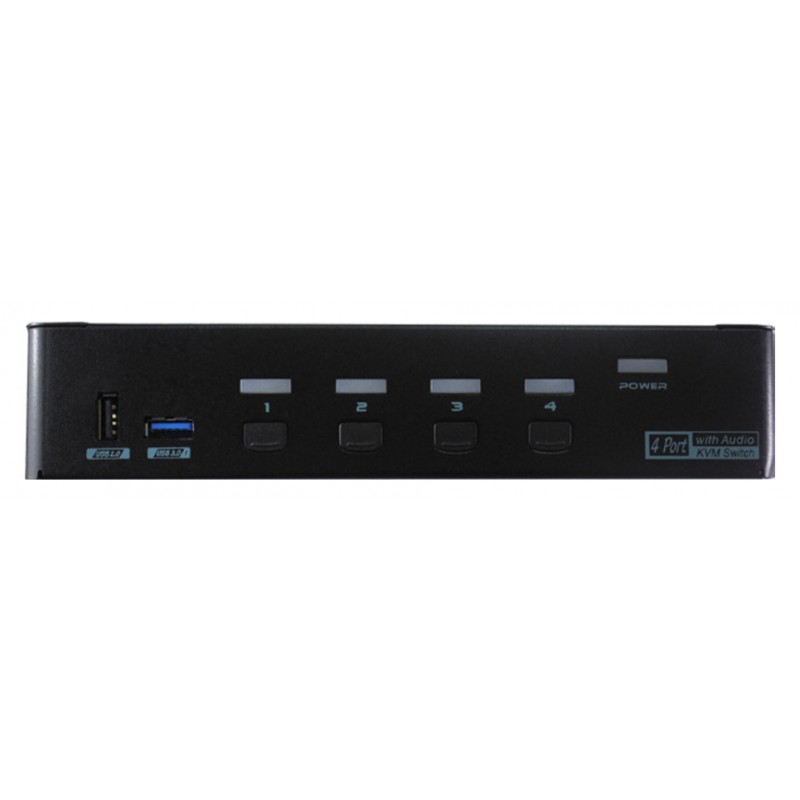 2 Port  KVM omskifter HDMI - USB - Lyd Omskifter mellem 2 PCér med HDMI