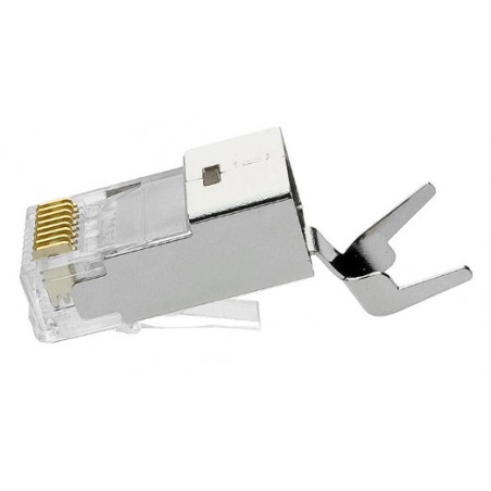 RJ45 modularstik til S-FTP Cat. 6/7 med aflastningsbøjle