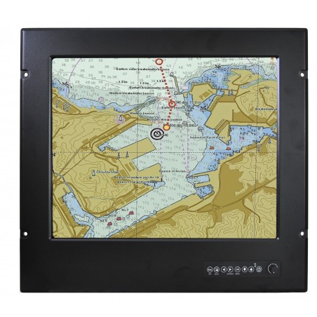 19 DNV Marine Monitor - 24Vdc, 1280x1024, IP66-klassificeret
