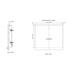 19" Marine Skærm bygget til brug i sollys (1000 nits) - IP65 - DANBIT A/S.