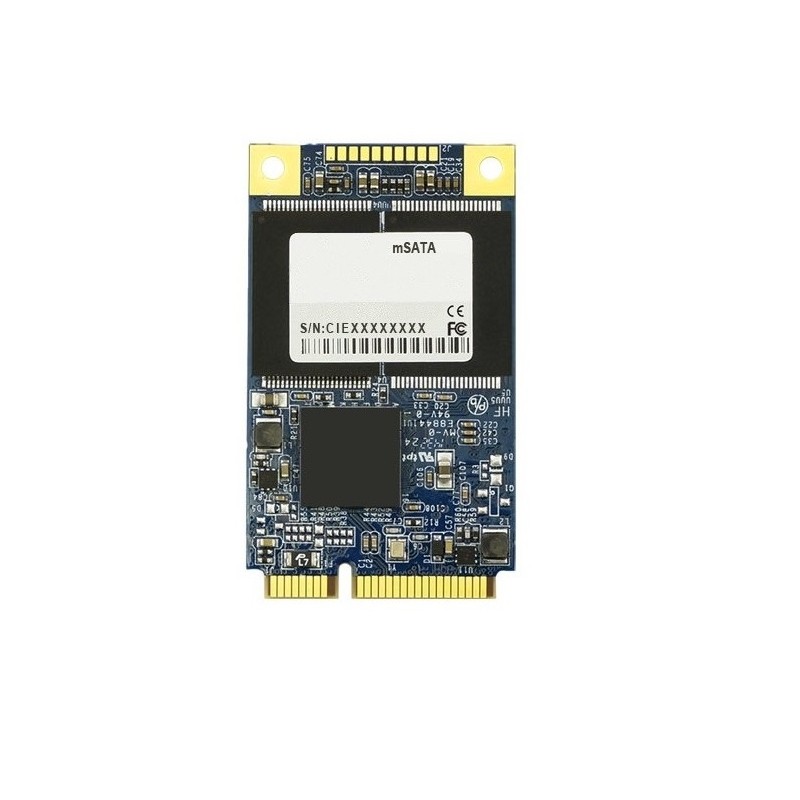 128GB mSATA industiel SSD, -40 ~ 80℃