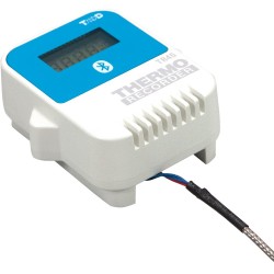 Trådløs Temperatur-datalogger, Bluetooth, -199°C til +1760°C, 16.000 målinger, Pt100/1000