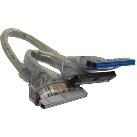 IDE-harddiskkabel 40-polet 3x IDC-stik 0,6m - UltraDMA 33