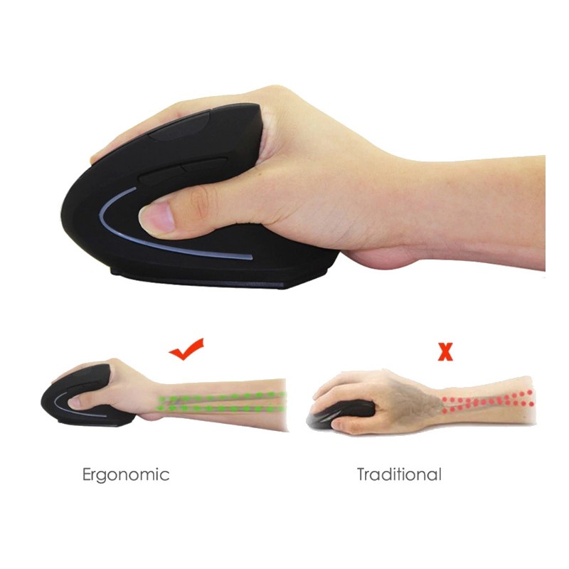 Ergonomic Wireless USB Mouse - DANBIT