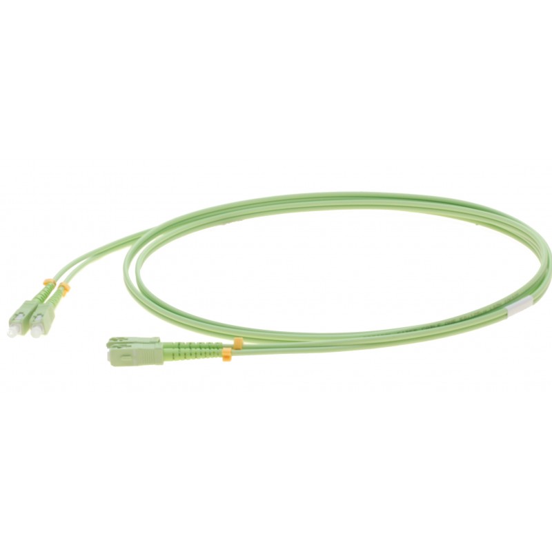 Fiberkabel, Multi mode, SC-SC, 10m, 50/125my, OM5, LSZH, Duplex