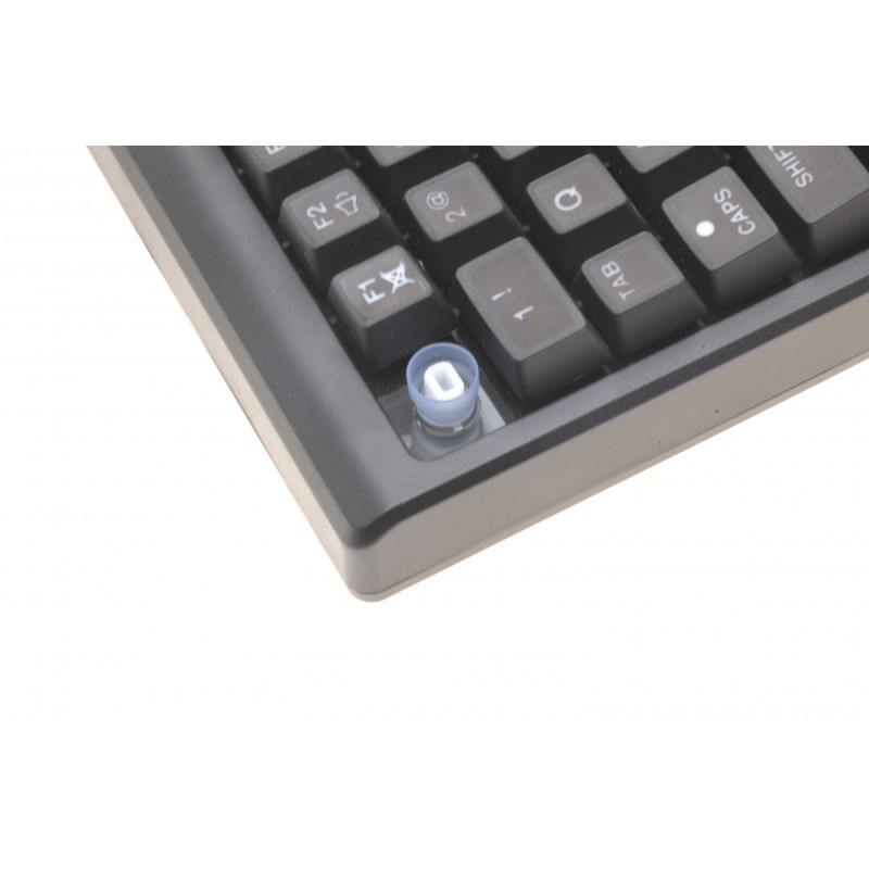 IP65 industrial keyboard with touchpad, USB, US