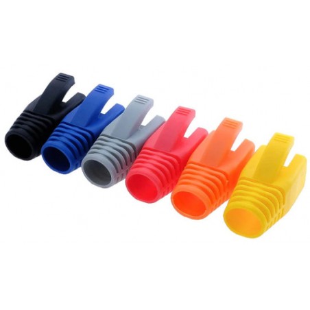 Protective cover for RJ45 connector cat5e, Cat.6 / 6a, 6mm - DANBIT