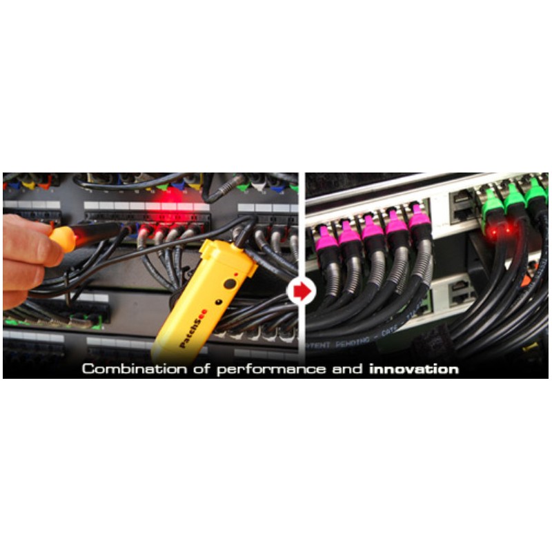 PatchSee Intelligent Cat. 6a UTP netværkskabel med lys - DANBIT