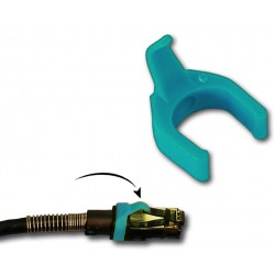 PatchSee patch kabel clips - Patchclip - turkis farvekodning af netværkskabler - DANBIT