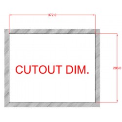 Panel PC IP65 tæt front med Touch GOT5252T serie