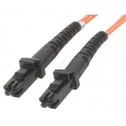 MTRJ Fiberkabel, Multi mode, HAN-HAN, 1,8m, 62,5/125my, Orange, LSZH, Duplex