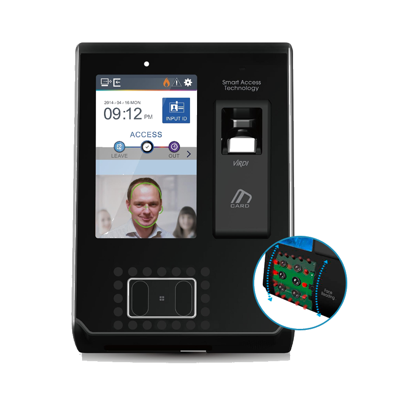 Adgangskontrol med Ansigtsgenkendelse, fingergenkendelse og RFID læser - DANBIT A/S