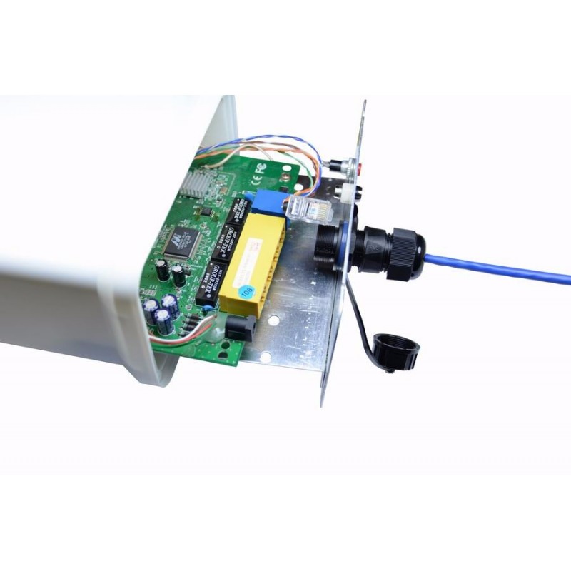 RJ45 IP67 vandtæt gennemgangsstik til chassis- og panelmontage, M20 mm