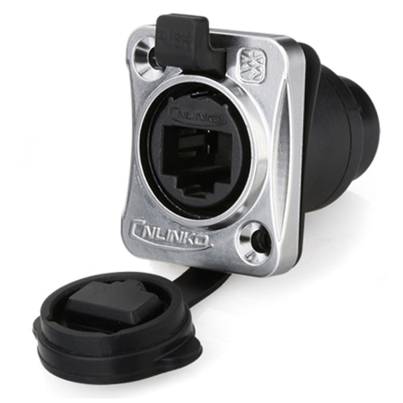 RJ45 ethernet kabel genneføring IP65 vand og støvtæt