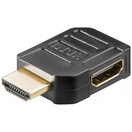 Vinklet HDMI adapter 90° Hun til Han højre vinklet