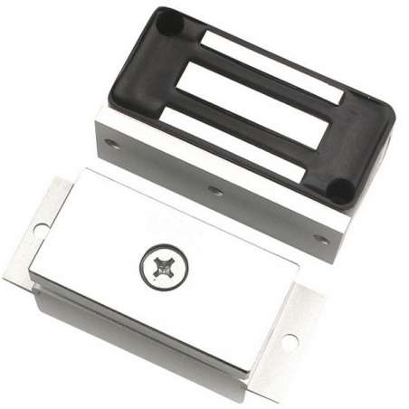 Elektronisk dørmagnet til skabe, store og små kabinetter, 36 kg holdekraft.