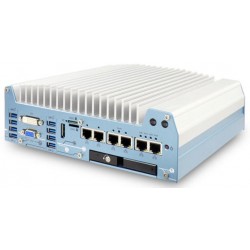 Fanless industrial Embedded PC gene. 8/9, POE, TPM 2.0, UL-Approved E511805